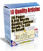 10 Quality Articles