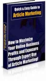 Quick & Easy Guide To Article Marketing