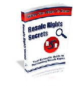 RESALE RIGHTS SECRETS